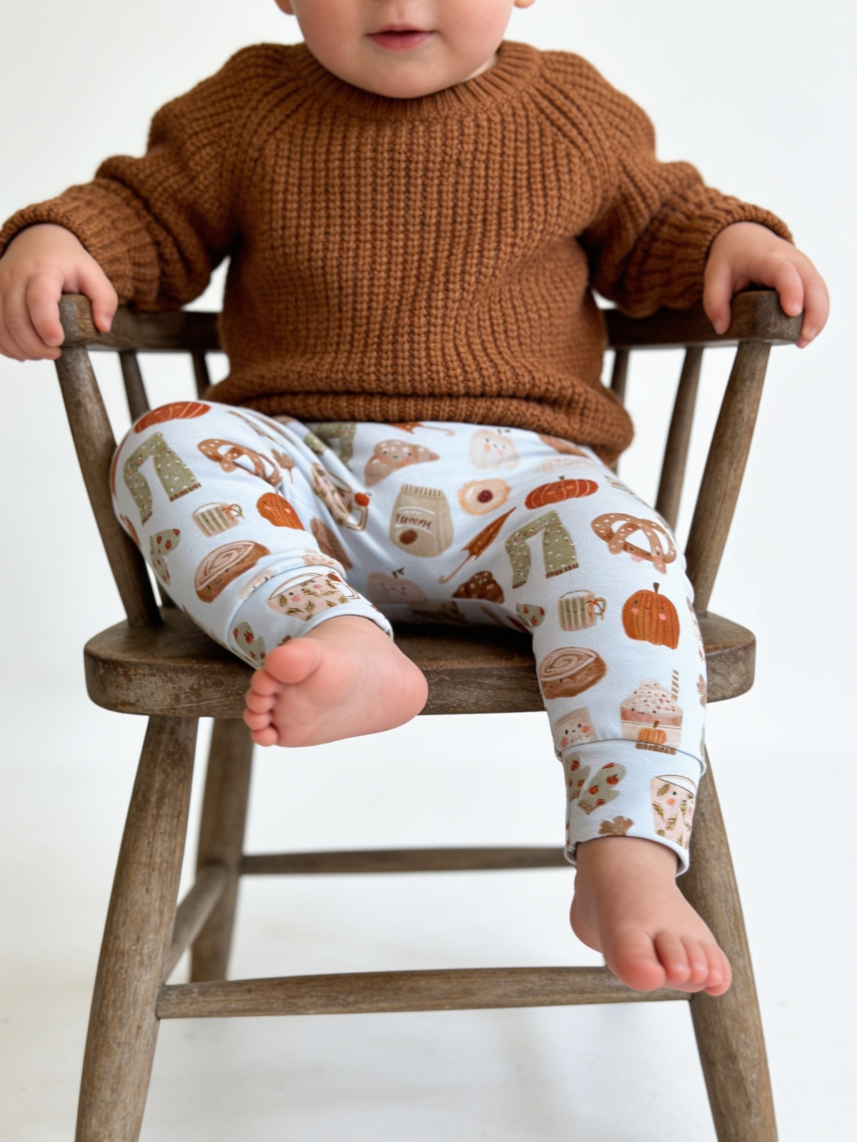 Pumpkin and Pretzels Leggings