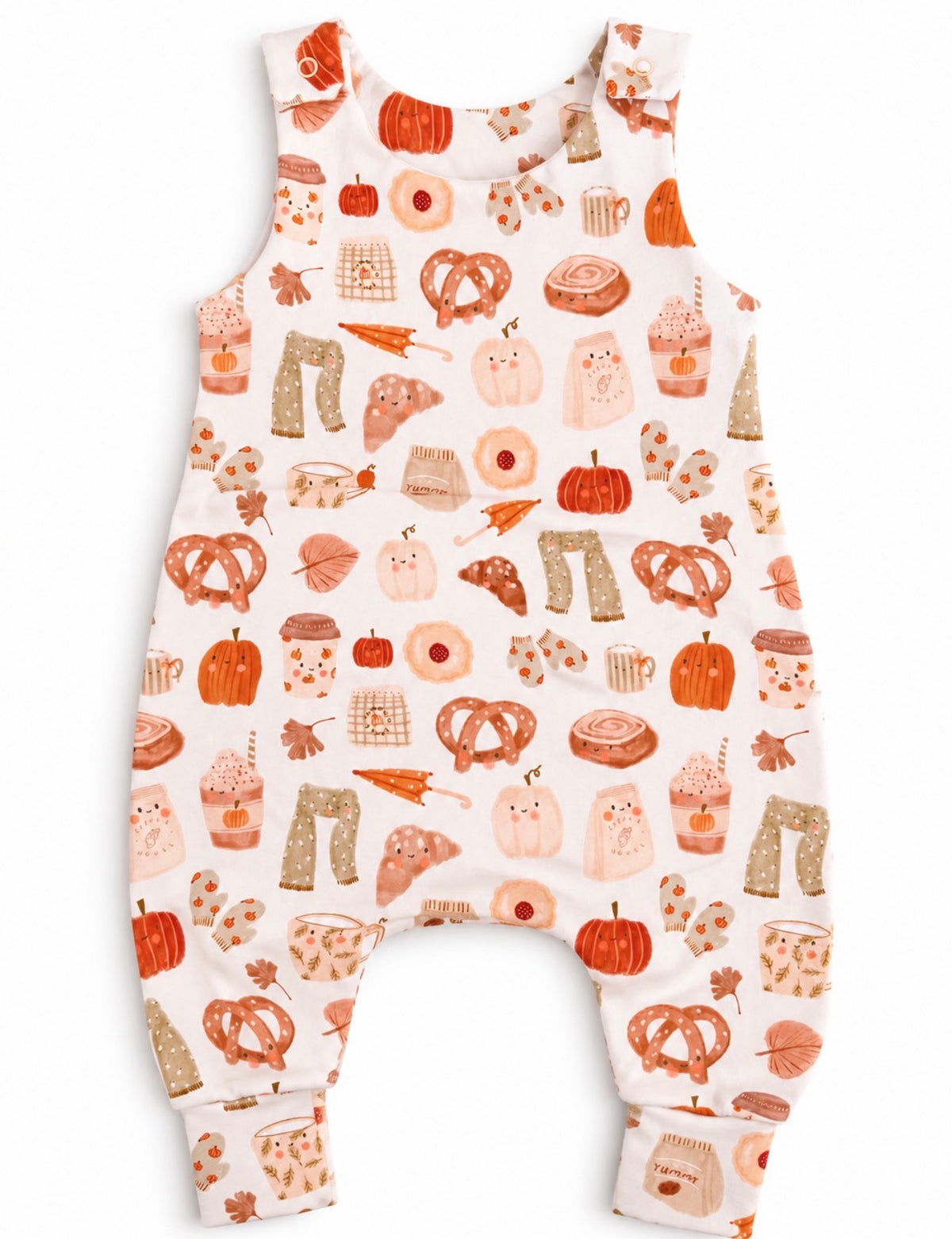 Pumpkin & Pretzels Romper